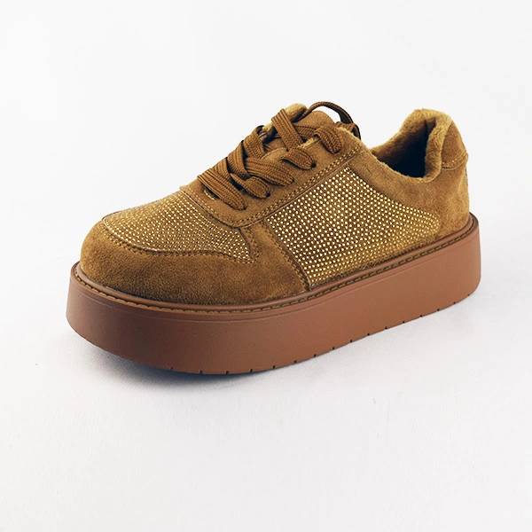 Basket sneakers pour femme 247-5 camel ................    